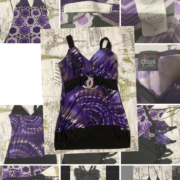 blouses 3 wore 2x each smoke free home almost new - Picture 1 of 13